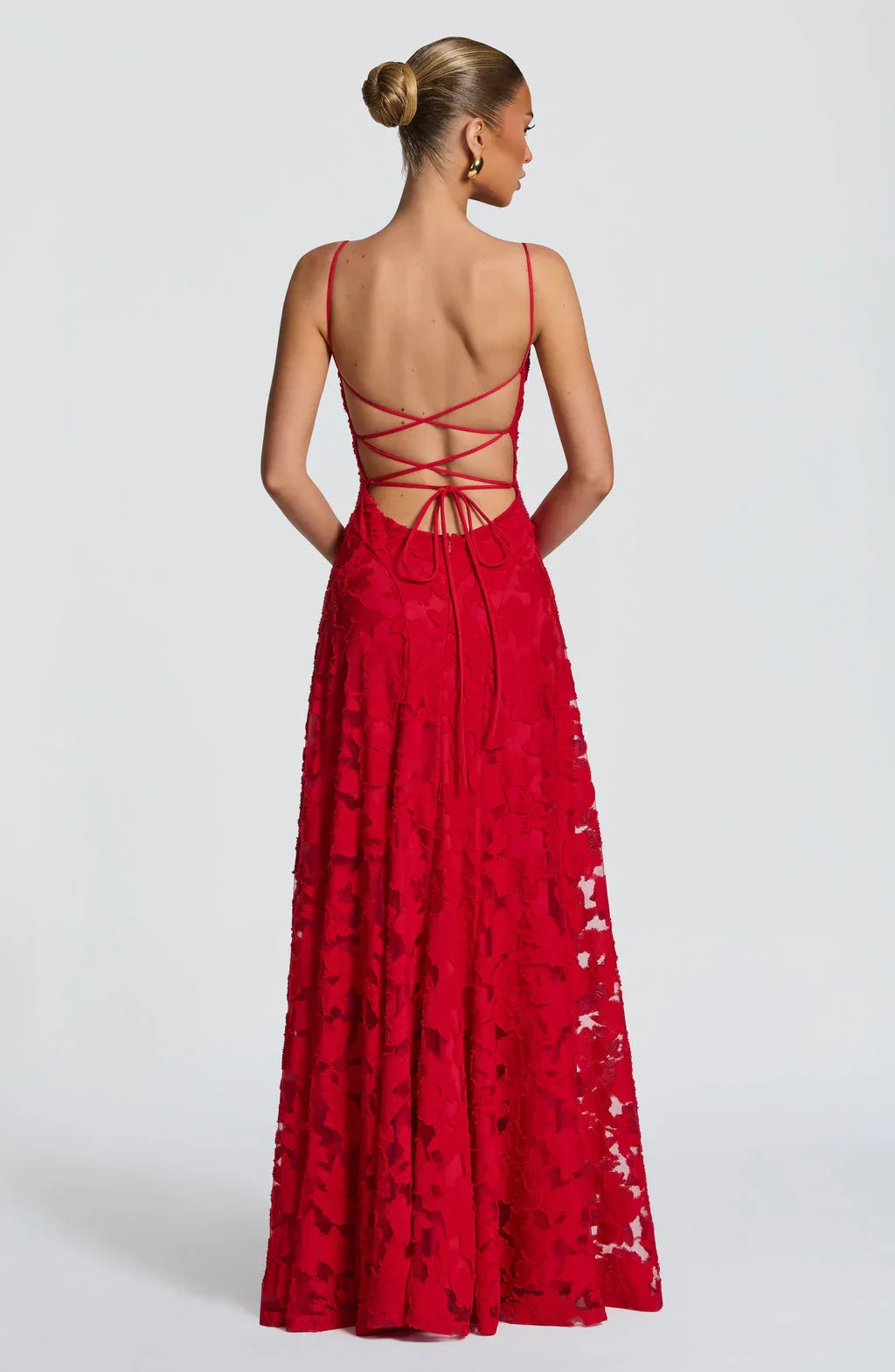 שמלת פרנסיס מקסי Red