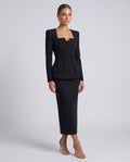חליפת אדל שחור - חזית