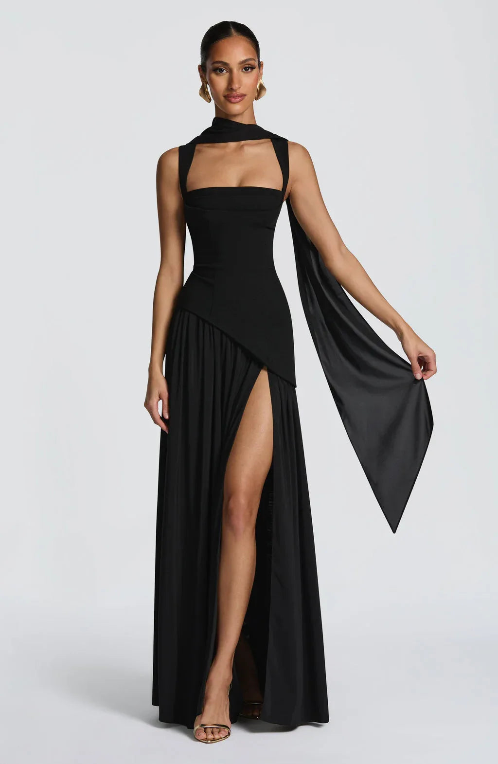 שמלת טולולה מקסי Black